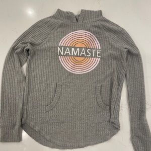 target thin namaste sweatshirt xs